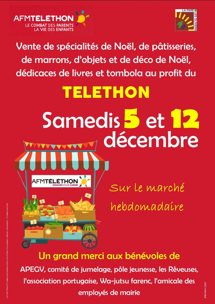 Marche De Noel La Fare Les Oliviers 2021