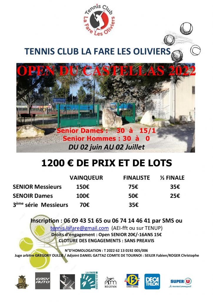 Open du Castellas @ Tennis Club