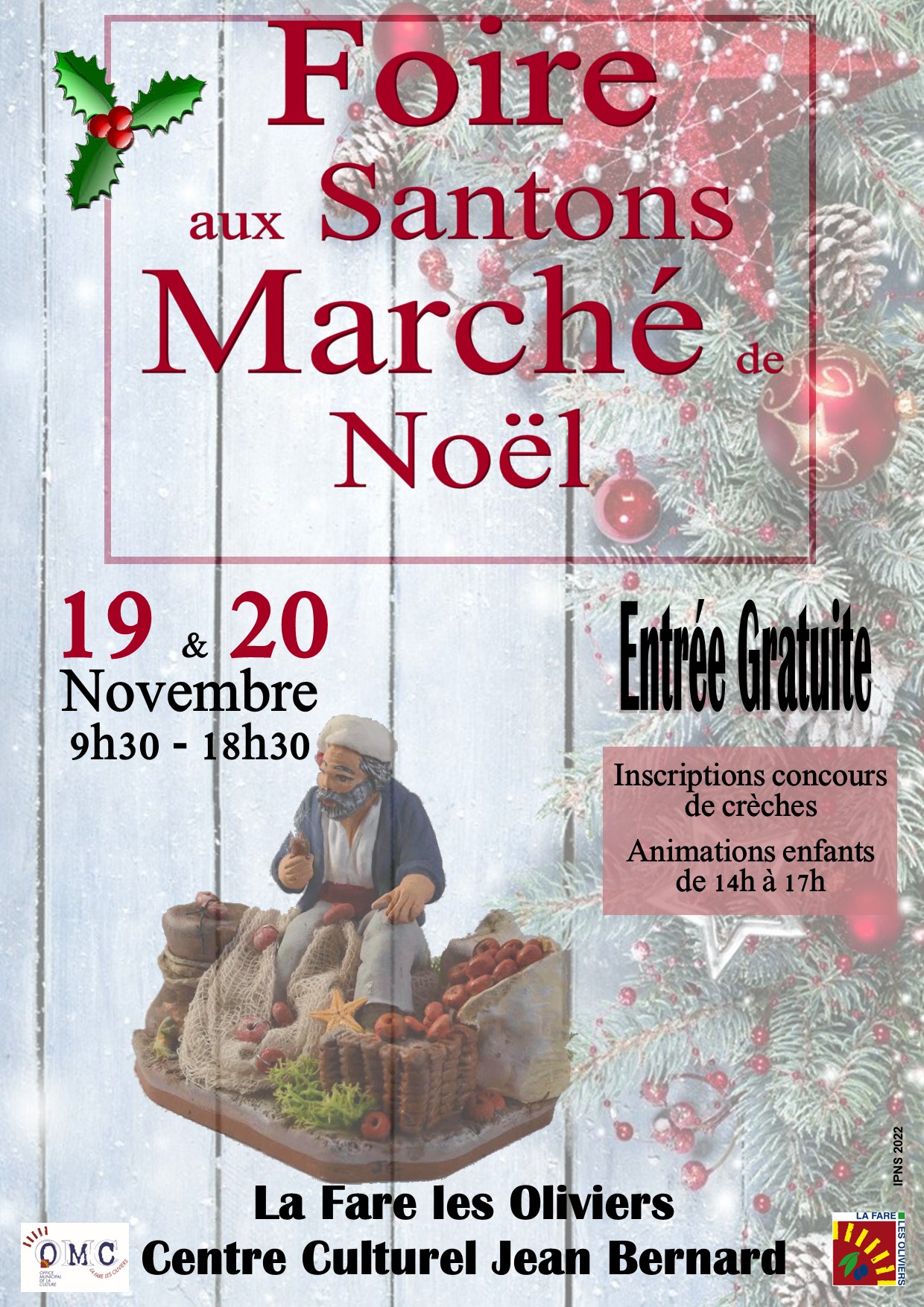 Marché De Noel La Fare Les Oliviers Foire aux Santons et Marché de Noël - La Fare les Oliviers
