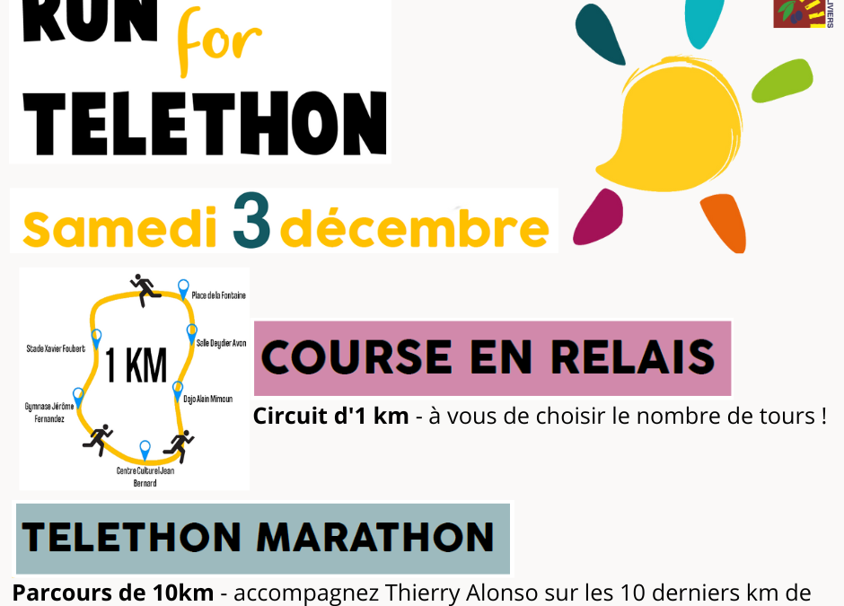 Run for Téléthon – à vos baskets !