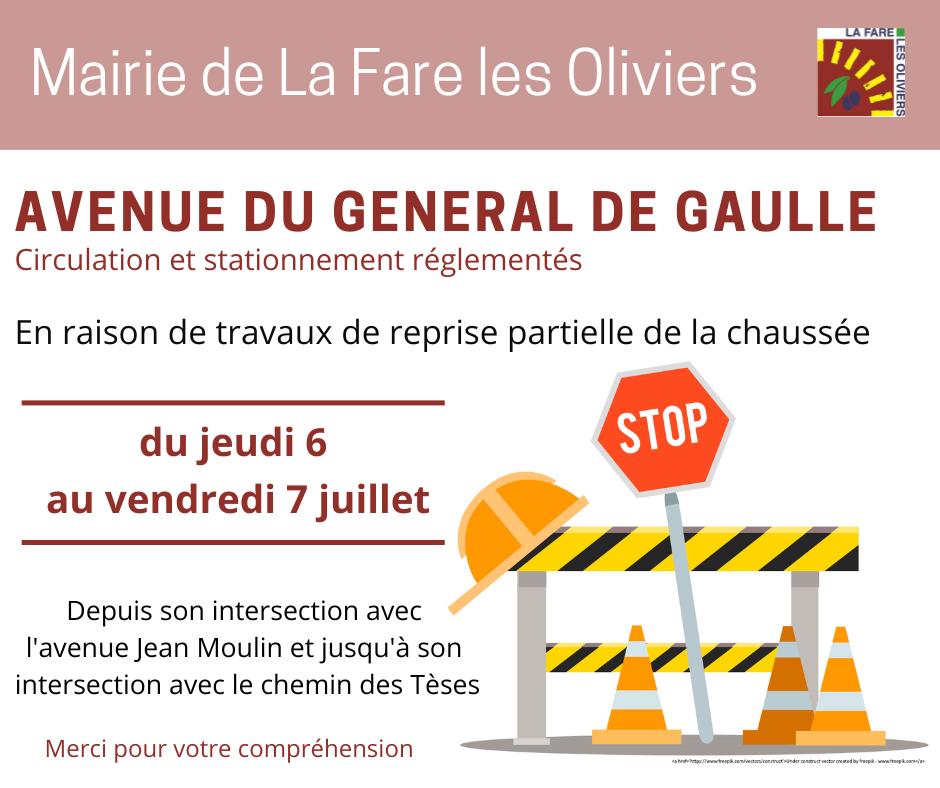 Travaux de Gaulle