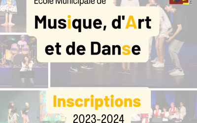 Ecole Municipale de Musique, d’Art et de Danse : inscriptions 2023-2024
