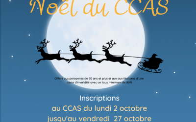 Plus qu’une semaine pour vous inscrire au Noël du CCAS !