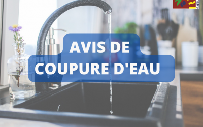Quartier des Guigues – avis de coupure d’eau