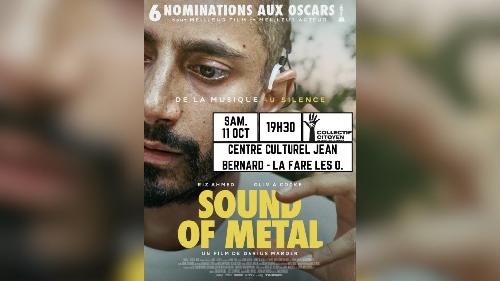 Projection Cinéma - Sound of metal @ Auditorium Salle Jean Bernard