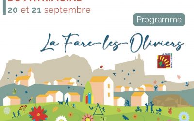 Les Journées Européennes du Patrimoine, c’est ce week-end à La Fare les Oliviers !