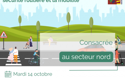 Prochain atelier de la Commission consultative sur la sécurité routière et la mobilité – secteur nord