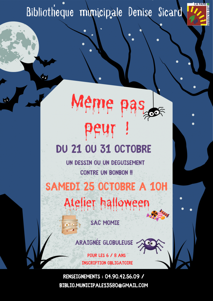 Même pas peur ! @ Bibliothèque municipale Denise Sicard
