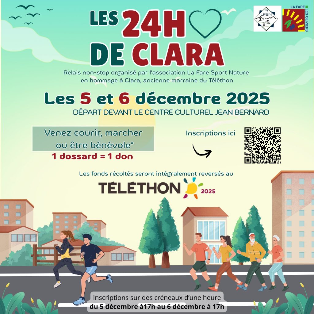 Ouverture du Téléthon et départ des 24h de Clara @ Centre Culturel Jean Bernard