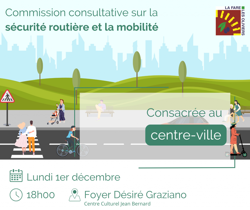 Commission consultative sur la sécurité routière et la mobilité @ Foyer Désiré Graziano