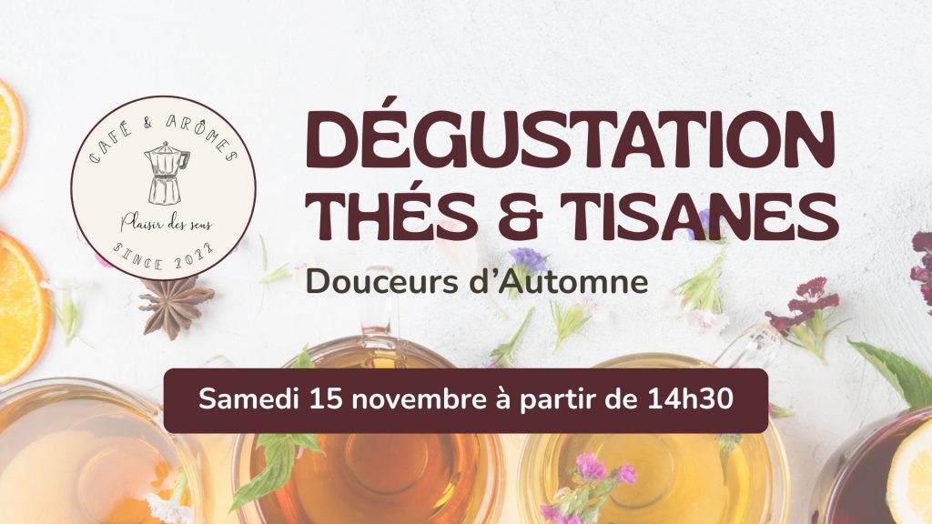 Dégustation de thé - douceurs d'automne @ Lab-A - thiers lieu