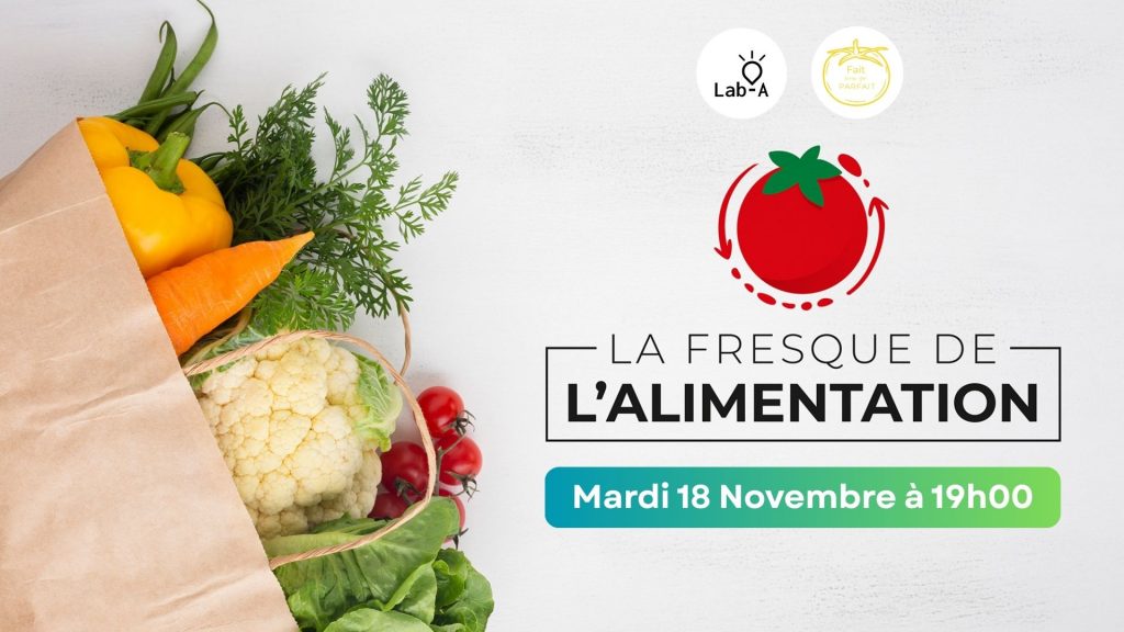 Fresque de l'alimentation @ Lab-A - thiers lieu