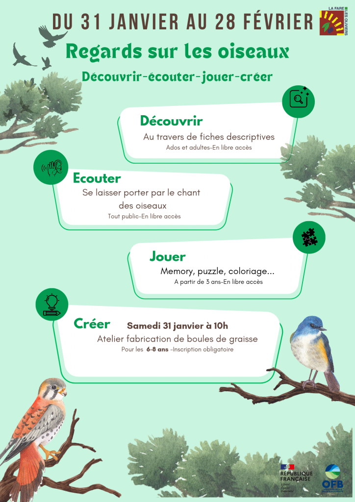Regards sur les oiseaux @ Bibliothèque municipale Denise Sicard