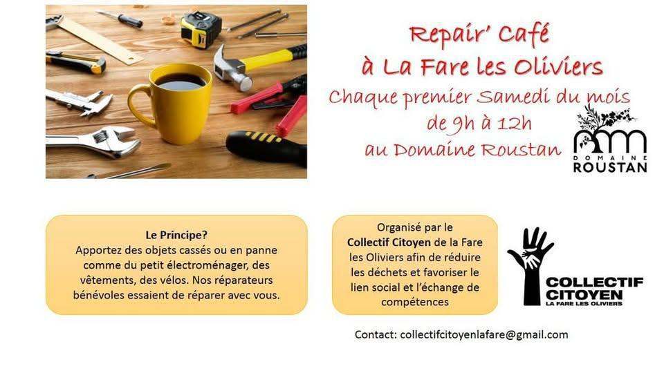 Repair Café - Domaine Roustan @ Domaine Roustan