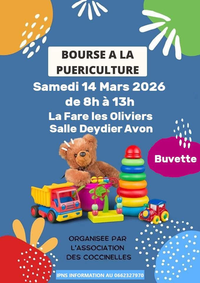 Bourse à la puériculture @ Salle Deydier Avon