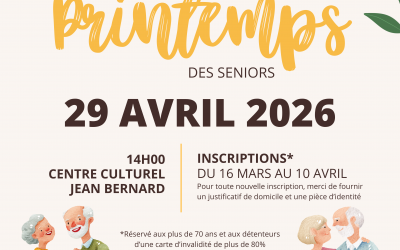 Ouverture des inscriptions au Goûter de printemps des seniors