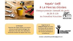 Repair Café @ Domaine Roustan
