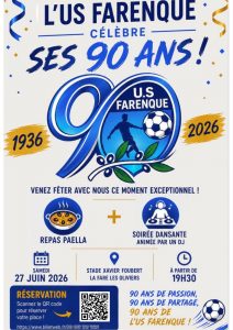 US Farenque -90 ans du club @ Stade Xavier Foubert