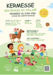 Kermesse des écoles du village @ stade Sainte Rosalie
