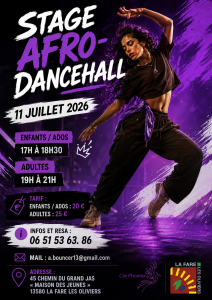 Stage Afro dancehall @ Maison des jeunes