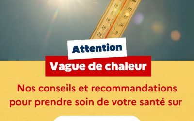 Le département placé en vigilance jaune canicule