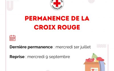 Fermeture estivale de l&rsquo;antenne de la Croix Rouge