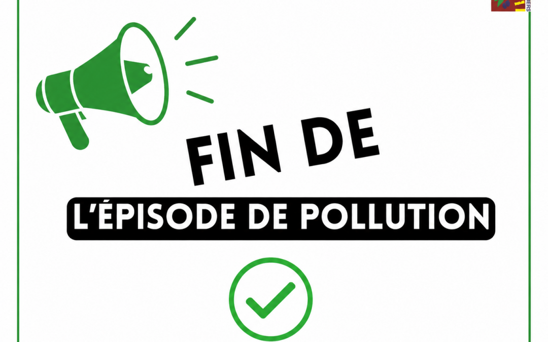 Fin de l&rsquo;épisode de pollution atmosphérique