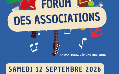 Le Forum des Associations – c’est dans un mois