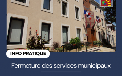 Fermeture exceptionnelle des services municipaux