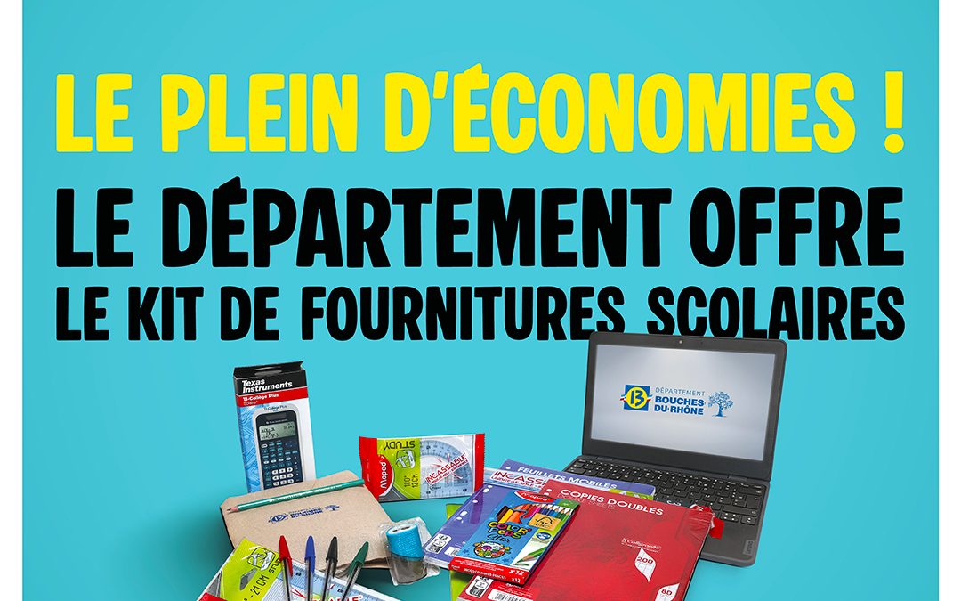 Le département offre un kit de rentrée aux collégiens