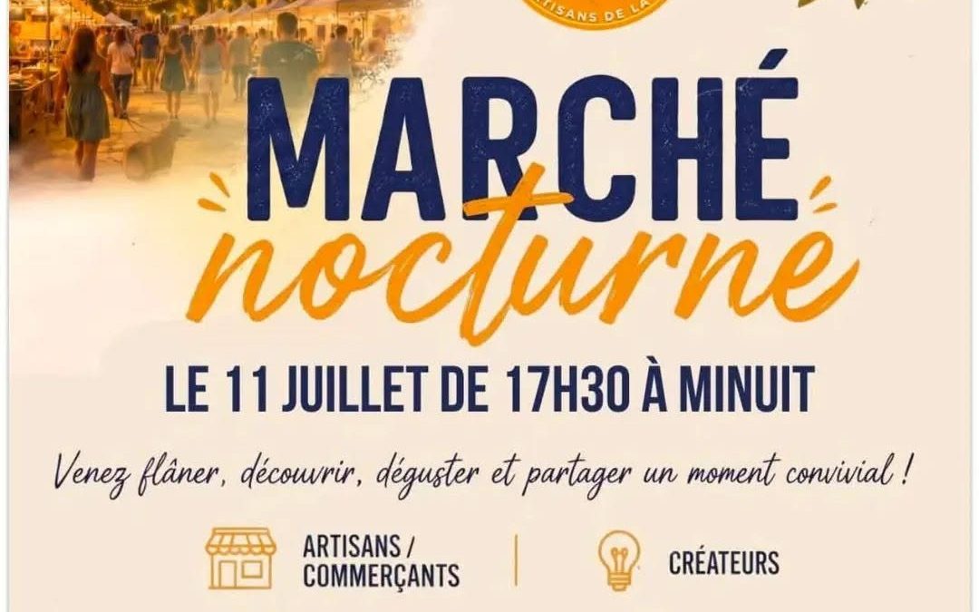 Marché nocturne – modification du plan de circulation