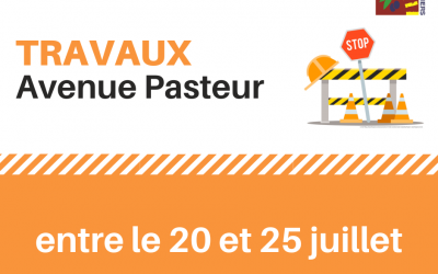 Travaux : avenue Pasteur
