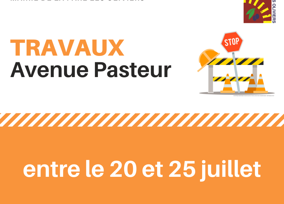 Travaux : avenue Pasteur