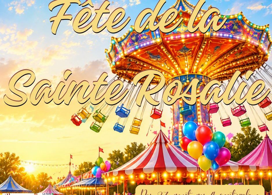 Fête de la Sainte Rosalie 2026 – informations pratiques