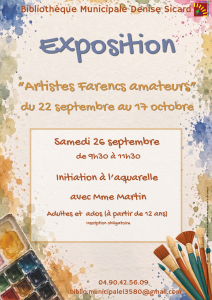 Exposition Artistes Farencs Amateurs @ Bibliothèque Municipale Denise Sicard