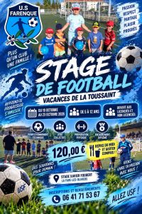 Stage de football @ Stade Xavier Foubert