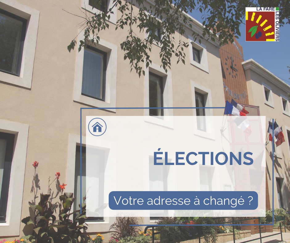 Votre adresse à changé _