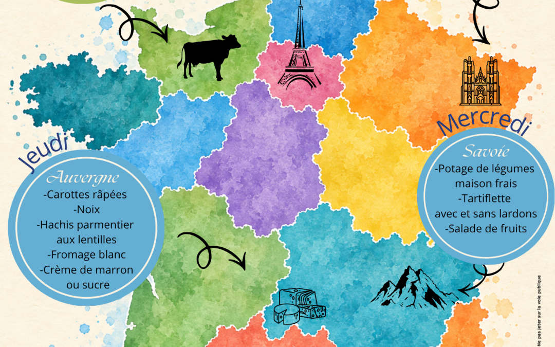 Semaine du goût – 5 jours de menus à thème et d’ateliers