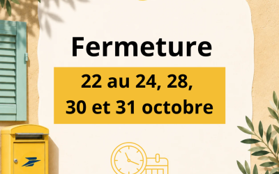 Fermeture du bureau de la Poste