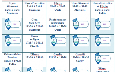 AEPGV – Reprise des cours