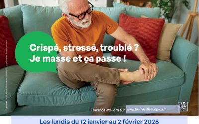 Seniors – inscrivez-vous à l&rsquo;atelier de réflexologie et automassages